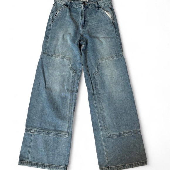 PacSun Blue Straight Leg Jeans - Picture 1 of 3